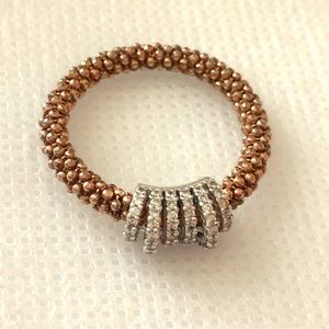 Links of London Star Dust Rose Gold Crown Ring